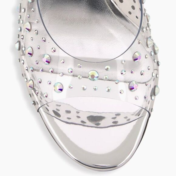 Piferi 115MM Crystal-Embellished Mules size 41 - Picture 4 of 16